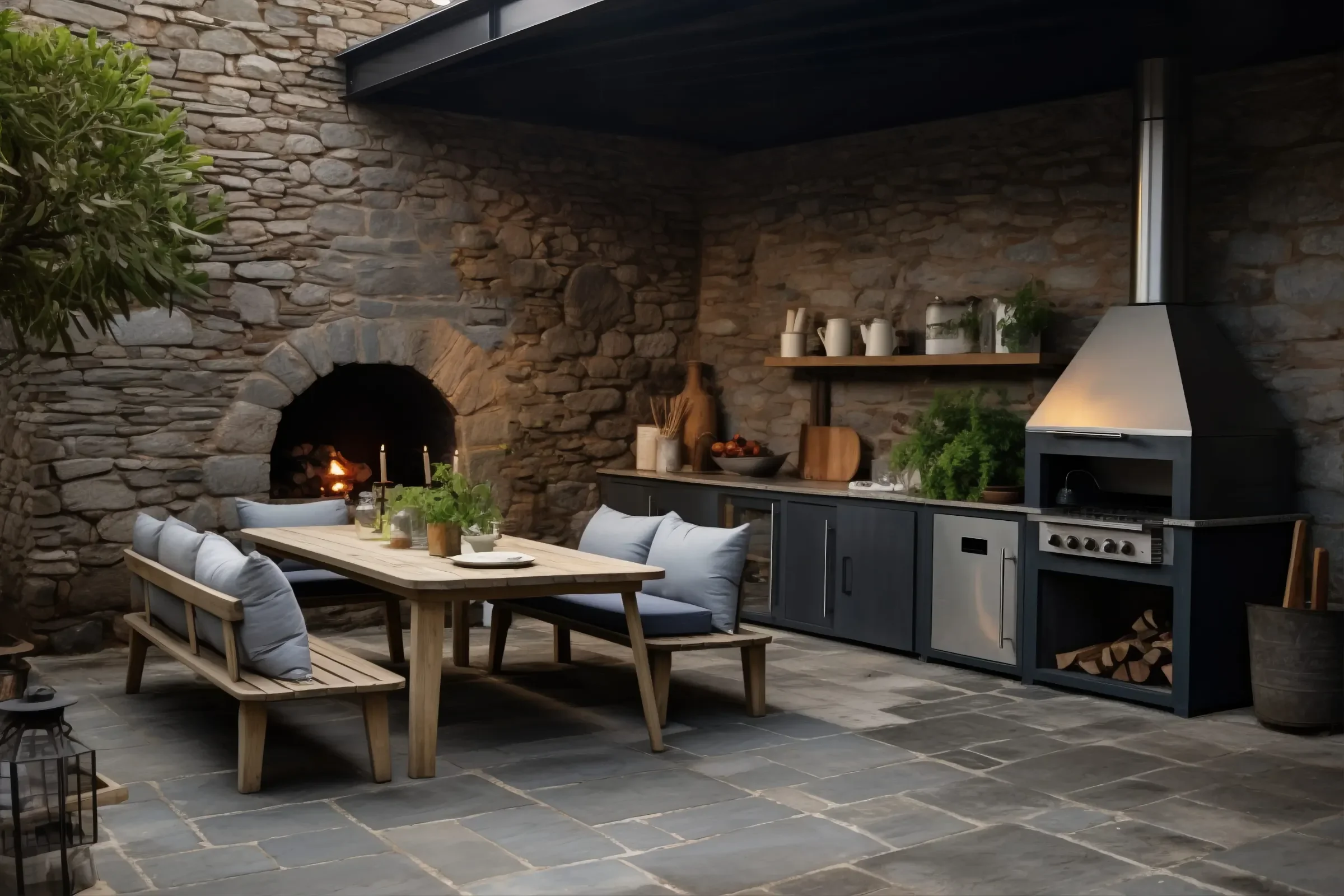Minnetonka landscape design — backyard view