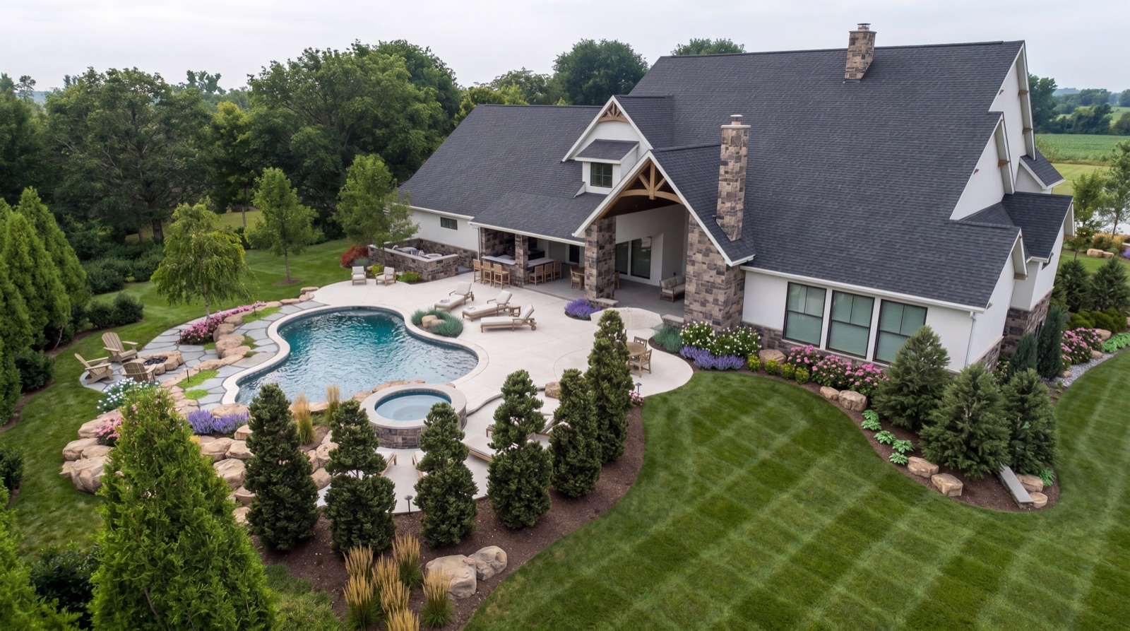 Landscape Design outdoor living near Lake Minnetonka