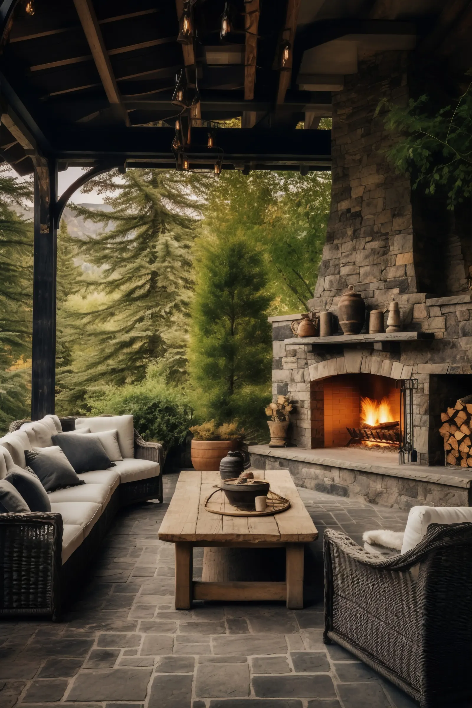 Outdoor kitchen — deck and entertaining space